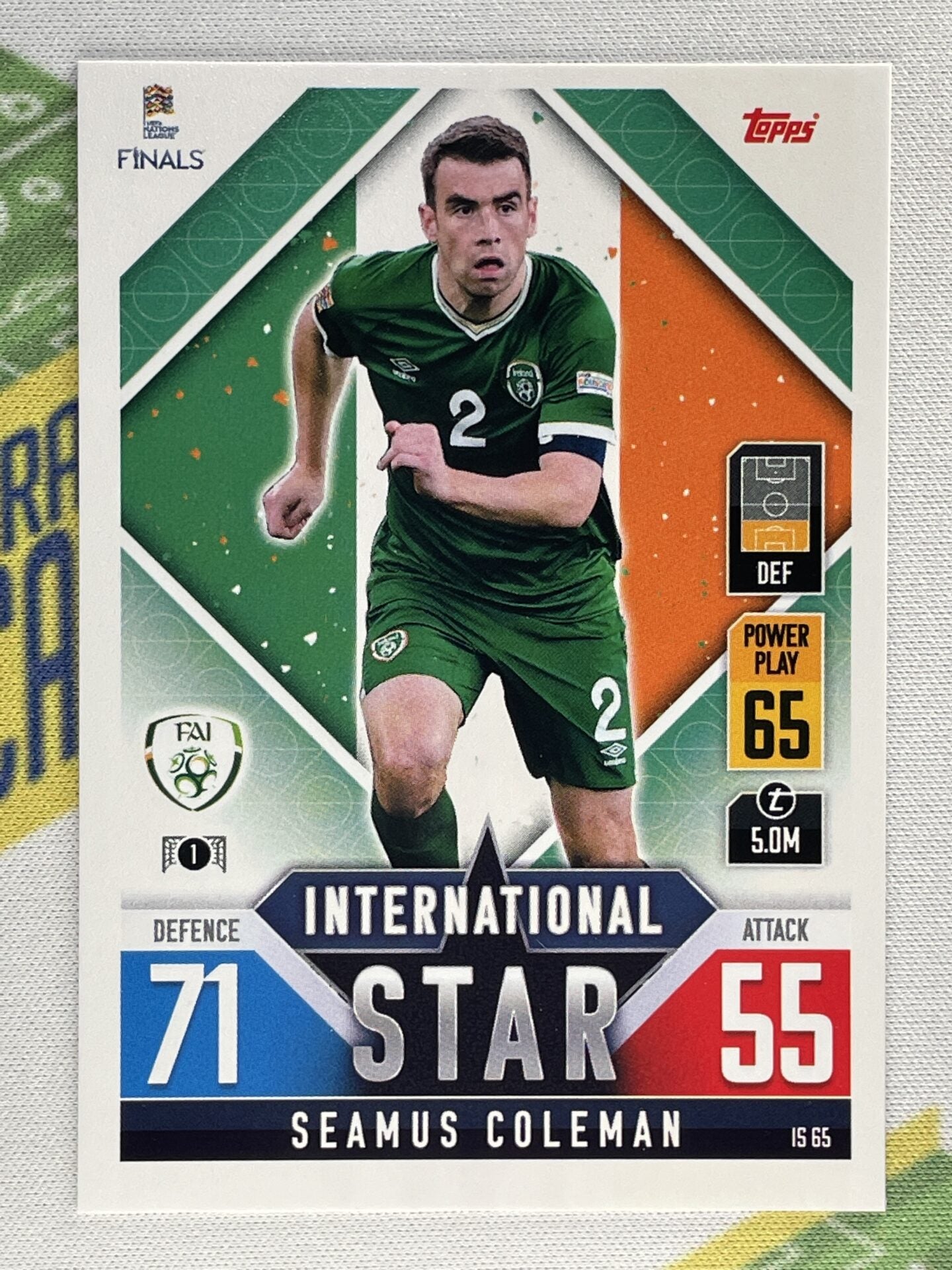 Seamus Coleman Republic of Ireland Topps Match Attax 101 Road to Nations League 2022 Card