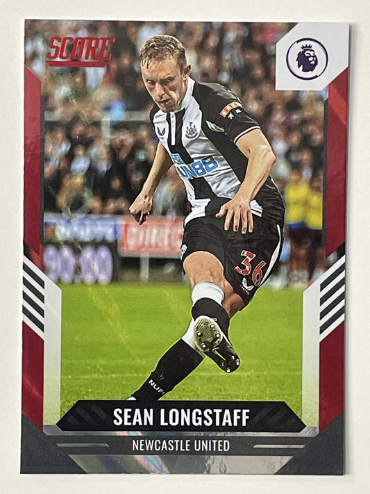 Sean Longstaff Newcastle United Base Red Lava Parallel Panini Premier League Score 2021 2022