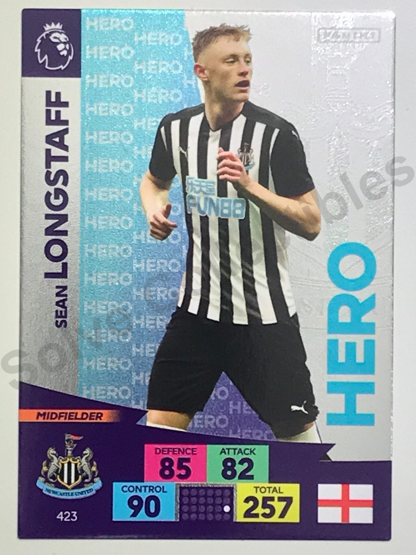 Sean Longstaff (Newcastle United) &#8211; Hero Football Card &#8211; Premier League Adrenalyn XL 2020:21