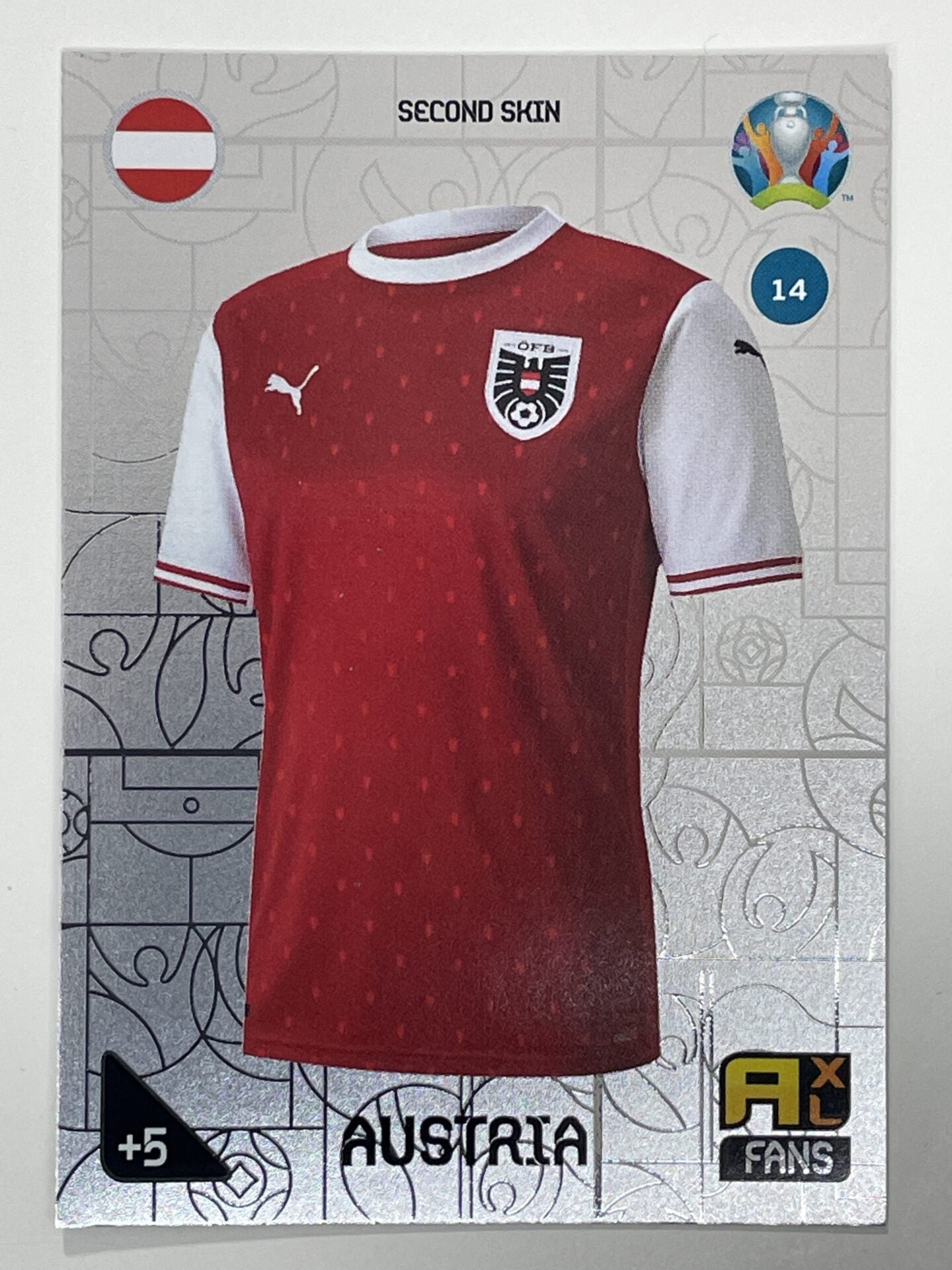 Second Skin (Austria) Football Card &#8211; Euro 2020 Adrenalyn XL