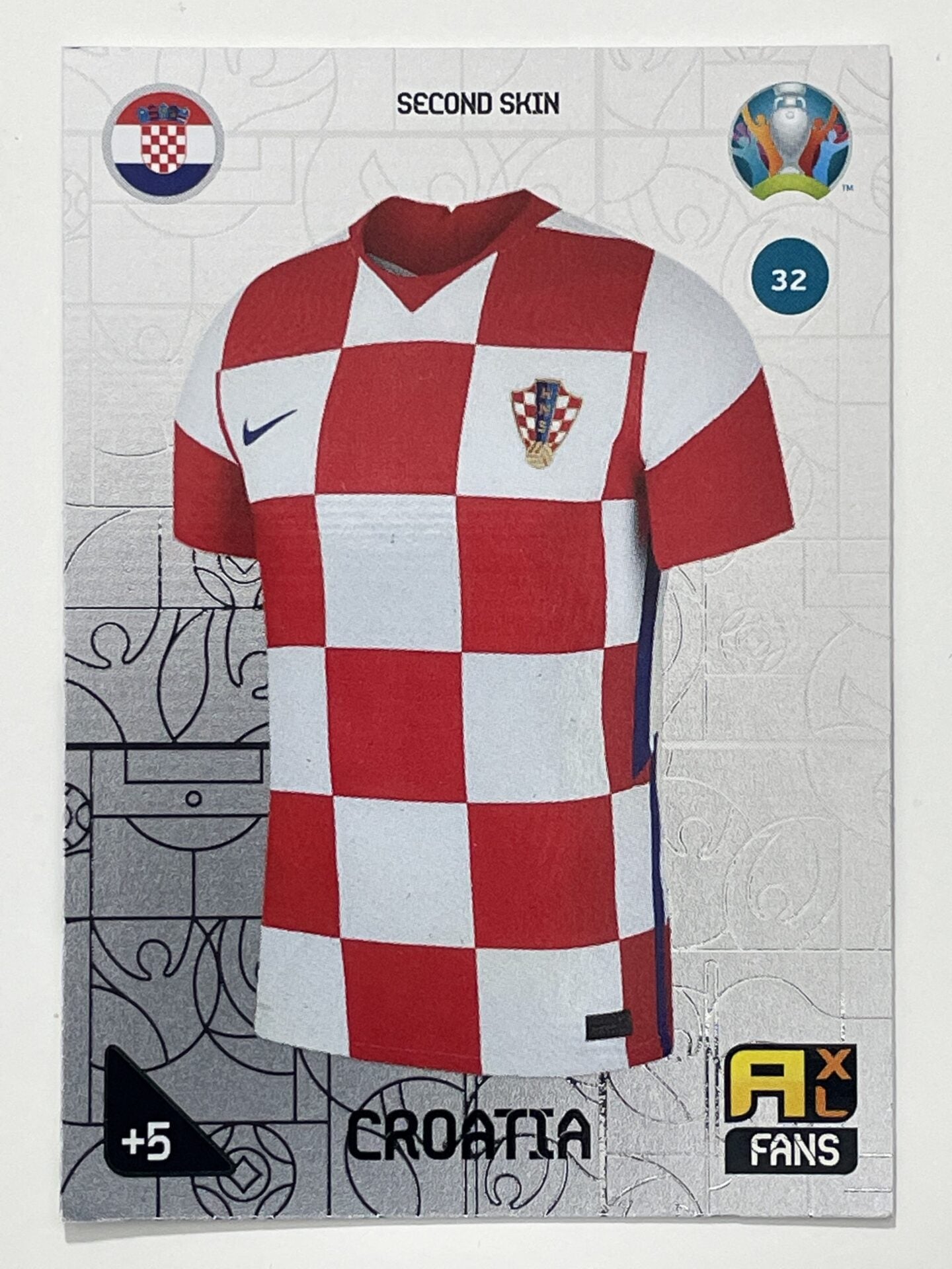 Second Skin Second Skin (Croatia) Football Card &#8211; Euro 2020 Adrenalyn XL