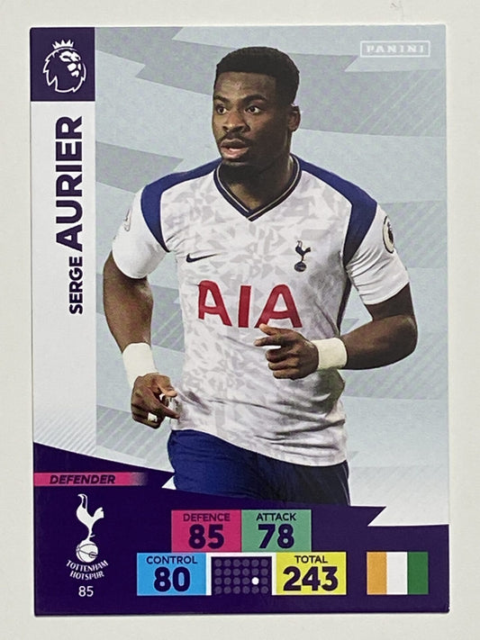 Serge Aurier (Tottenham) Football Card &#8211; Premier League Adrenalyn XL 2020:21