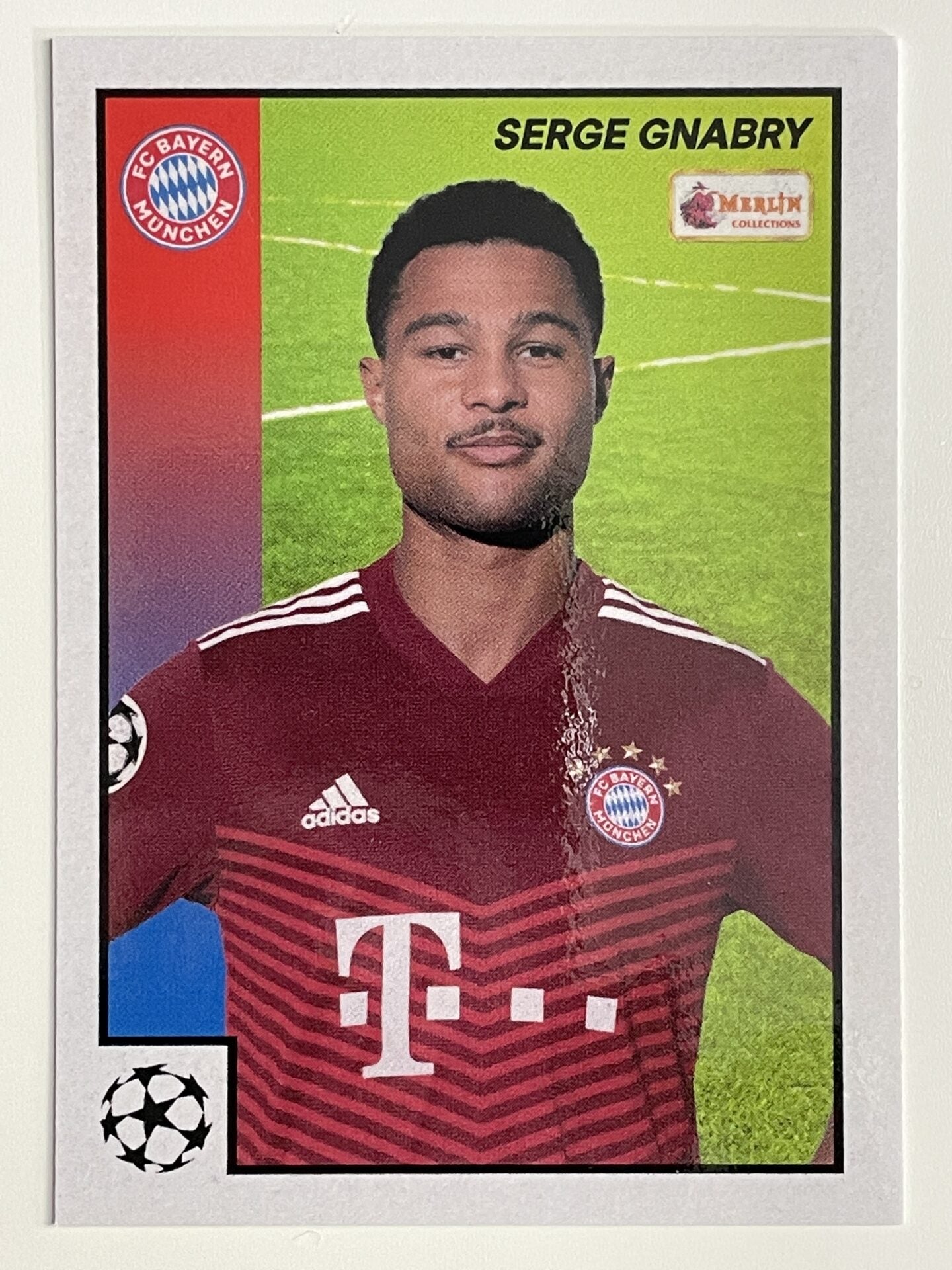 Serge Gnabry Bayern Munich Base Topps Merlin Heritage 97 UEFA Champions League Card