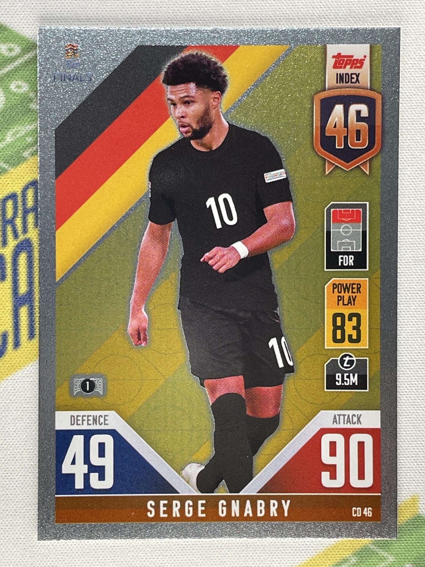 Serge Gnabry Germany Topps Match Attax 101 Road to Nations League 2022 Card