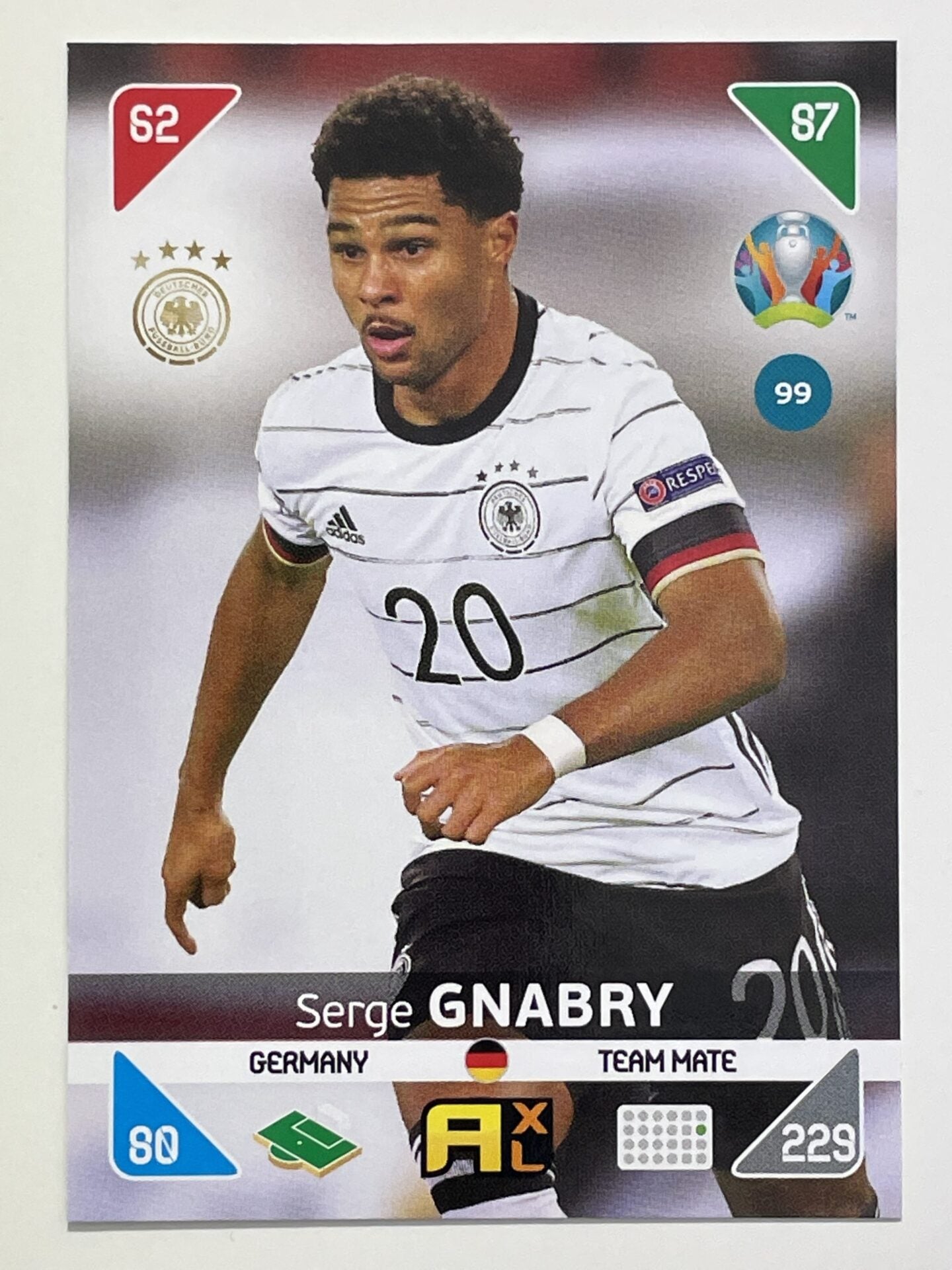 Serge Gnabry Team Mates (Germany) Football Cards &#8211; Euro 2020 Adrenalyn XL