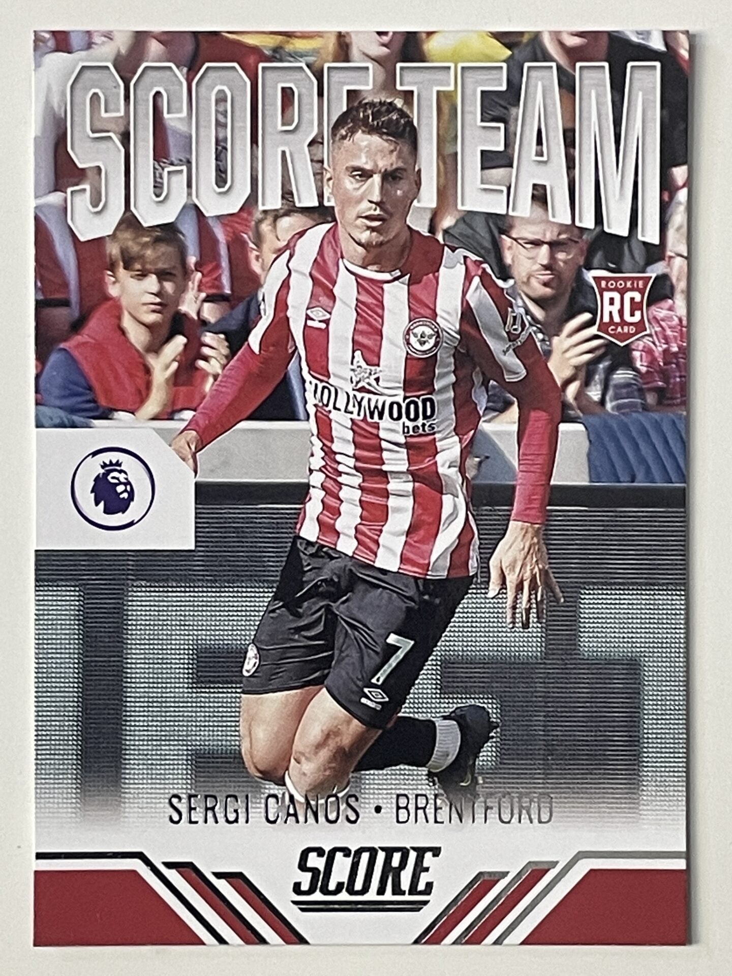 Sergi Canos Brentford Score Team Panini Premier League Score 2021 2022