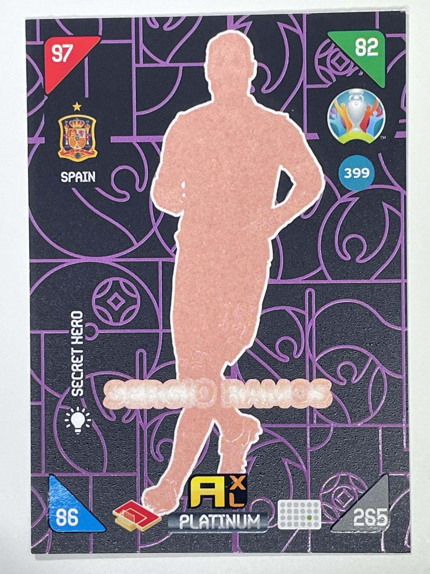 Sergio Ramos Secret Heroes (Spain) Football Card &#8211; Euro 2020 Adrenalyn XL