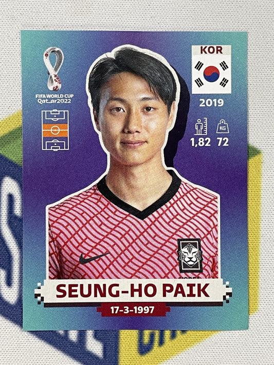 Seung-Ho Paik Korea Republic Panini World Cup 2022 Qatar Stickers