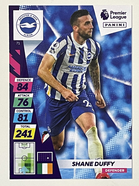 Shane Duffy Brighton Base Panini Adrenalyn XL PLUS Premier League 2021 2022