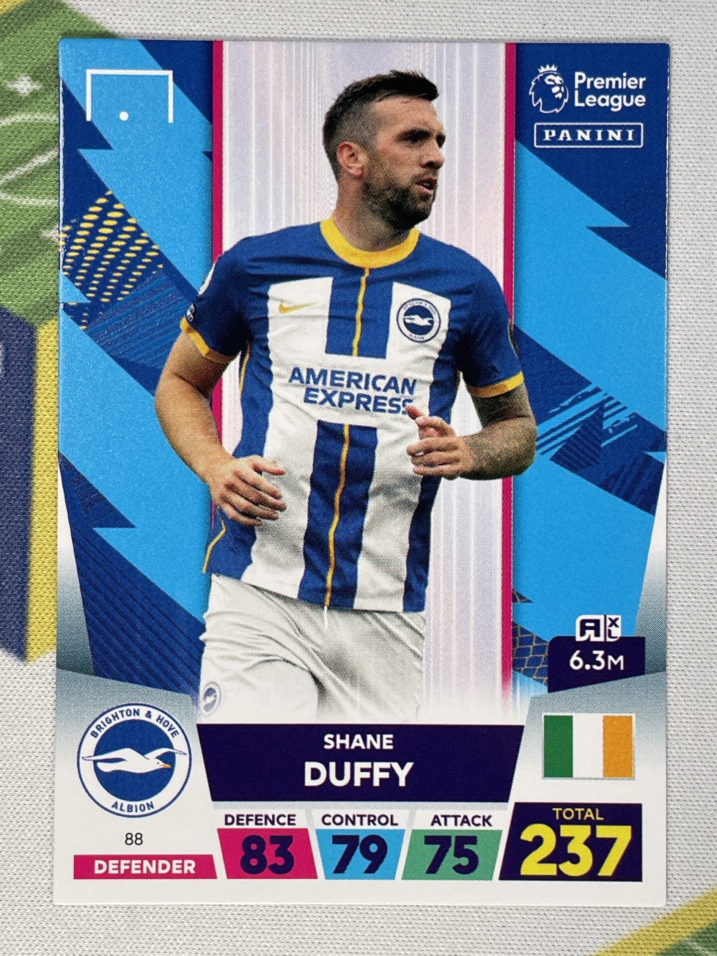 Shane Duffy Brighton Panini Premier League Adrenalyn XL 2023 Card