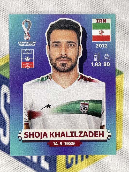 Shoja Khalilzadeh Iran Panini World Cup 2022 Qatar Stickers