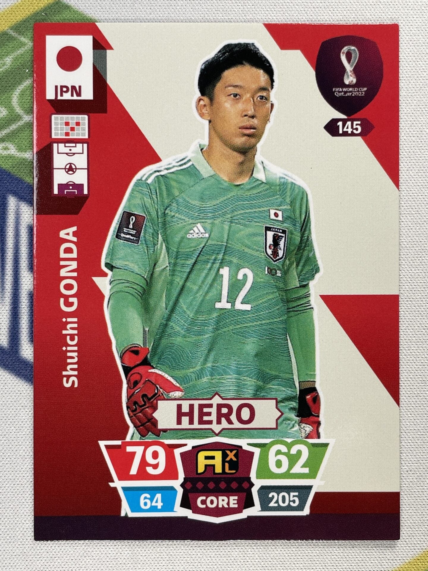 Shuichi Gonda Japan Panini World Cup 2022 Adrenalyn XL Card