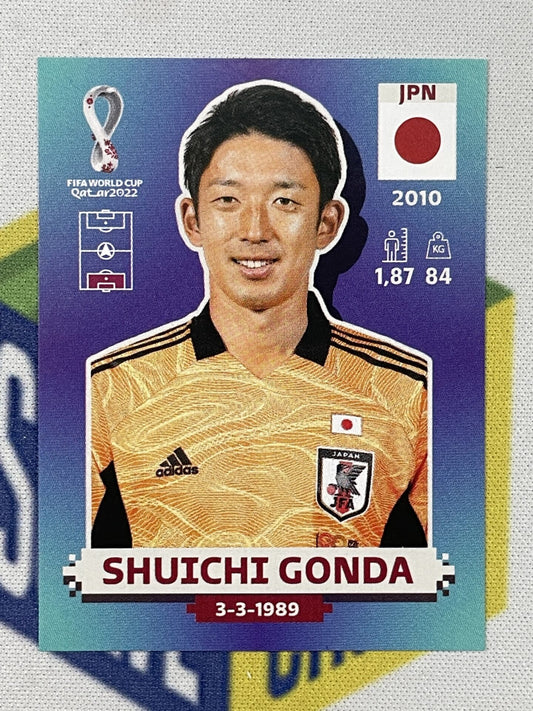 Shuichi Gonda Japan Panini World Cup 2022 Qatar Stickers