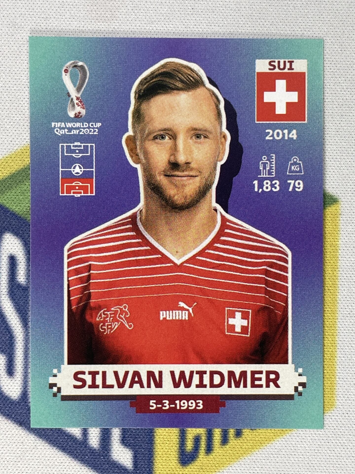 Silvan Widmer Switzerland Panini World Cup 2022 Qatar Stickers