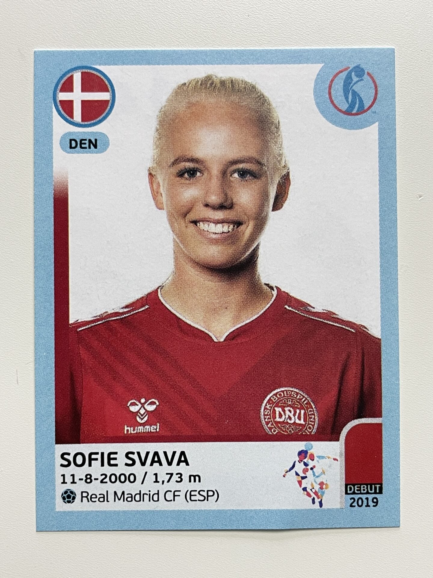 Sofie Svava Denmark Base Panini Womens Euro 2022 Stickers Collection