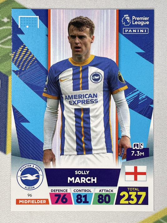 Solly March Brighton Panini Premier League Adrenalyn XL 2023 Card