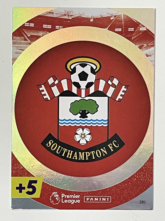 Southampton Club Badge Panini Adrenalyn XL PLUS Premier League 2021 2022