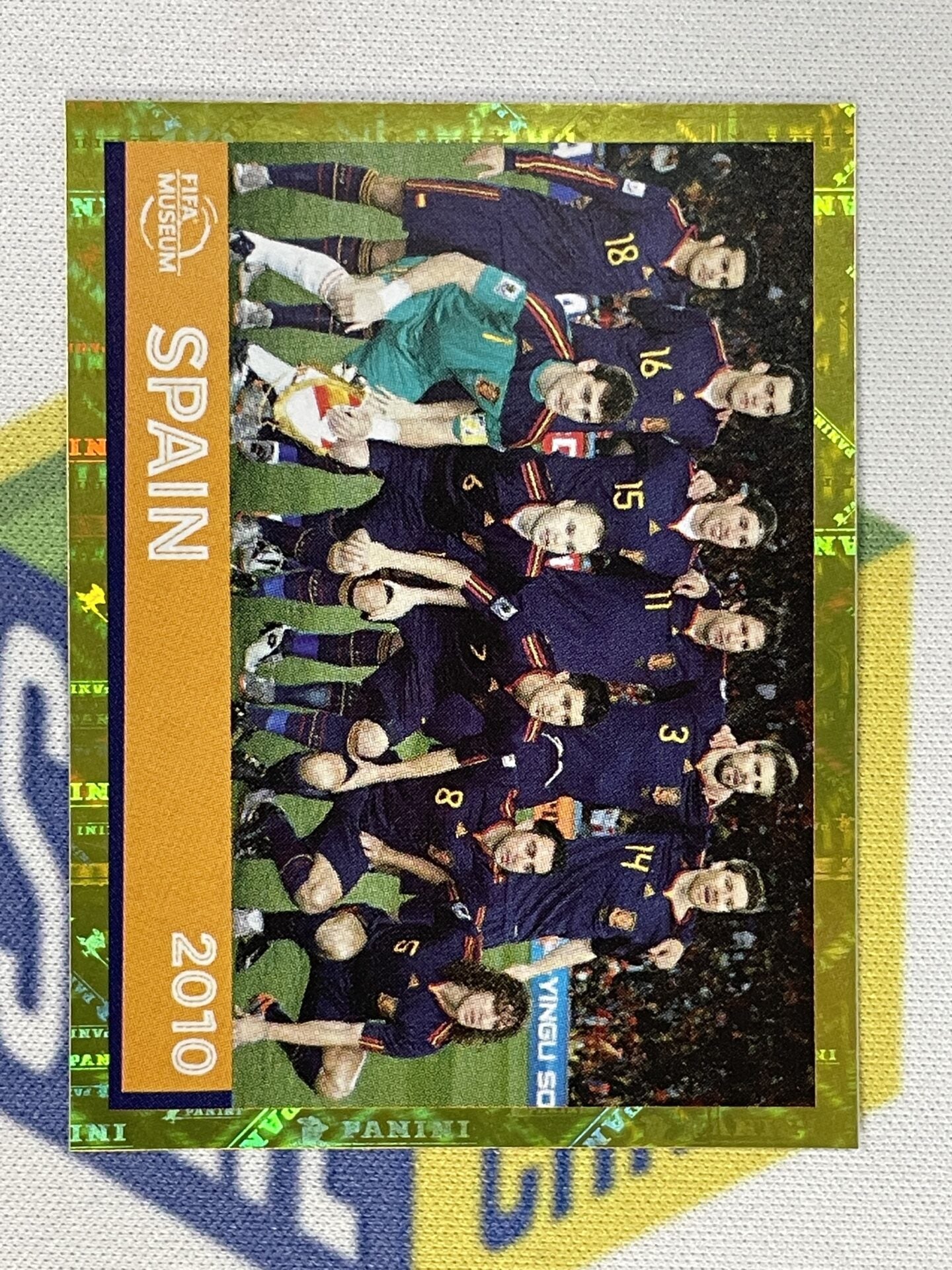 Spain 2010 Museum Panini World Cup 2022 Qatar Stickers