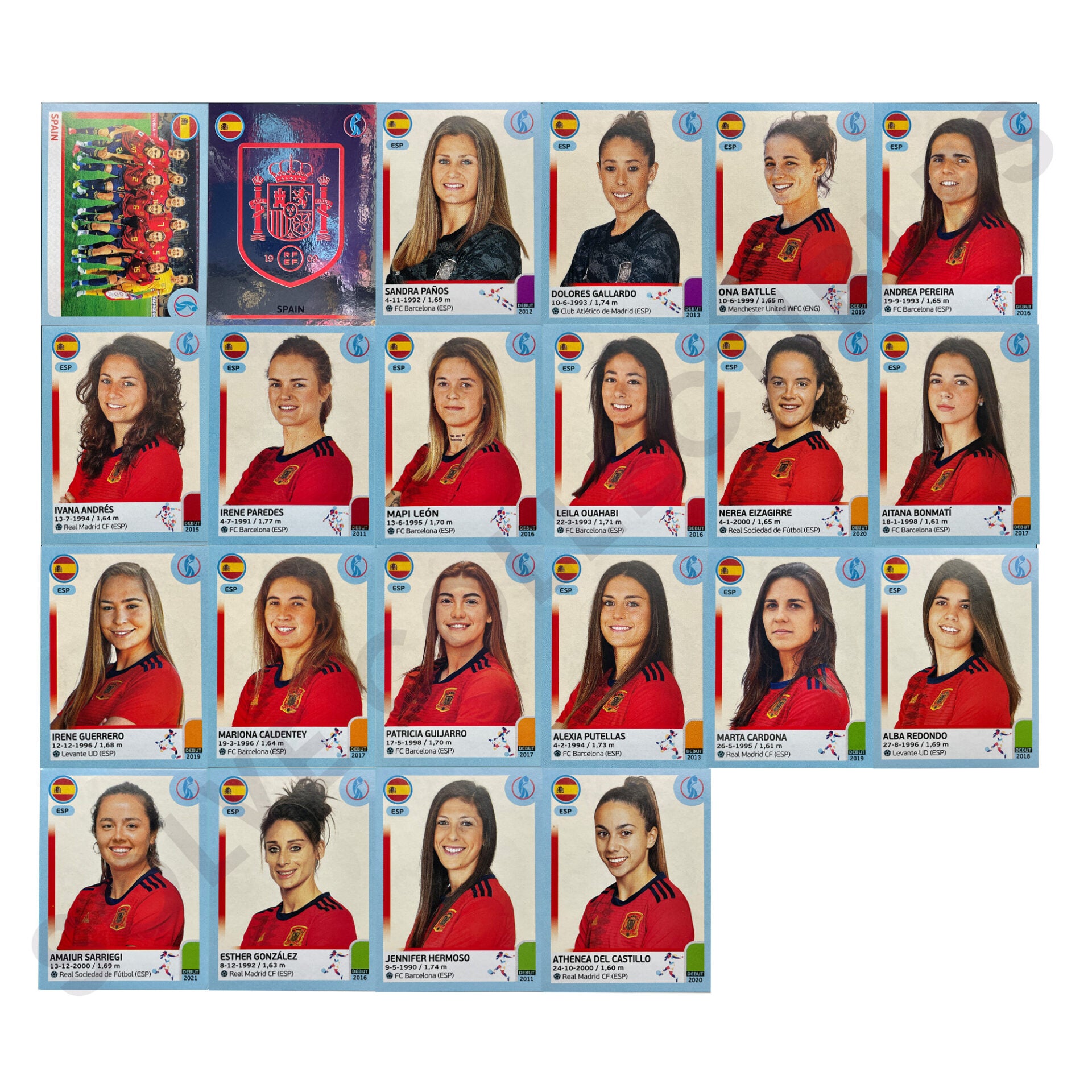 Spain Team Photo Watermark