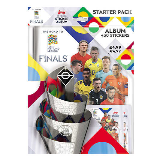 Starter Packs Topps Road to UEFA Nations League 2022 Sticker Collection Finals