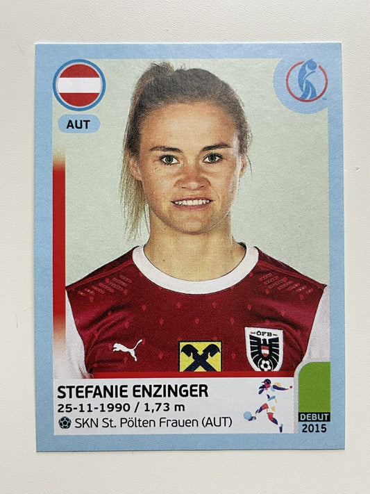 Stefanie Enzinger Austria Base Panini Womens Euro 2022 Stickers Collection