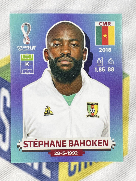 Stephane Bahoken Cameroon Panini World Cup 2022 Qatar Stickers