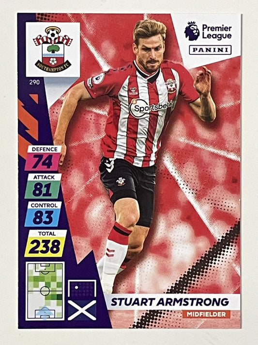 Stuart Armstrong Southampton Base Panini Adrenalyn XL PLUS Premier League 2021 2022