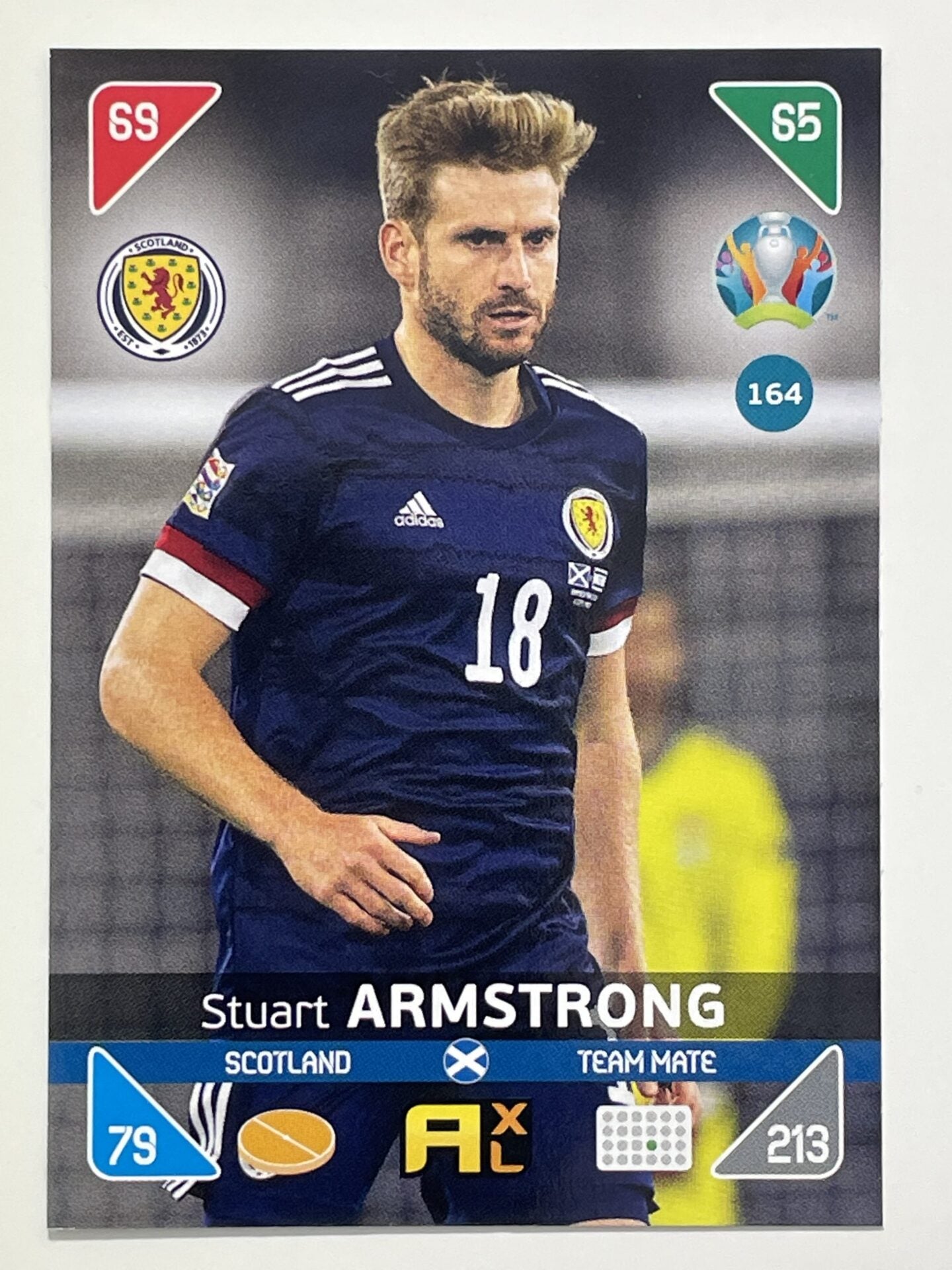 Stuart Armstrong Team Mates (Scotland) Football Card &#8211; Euro 2020 Andrenalyn XL