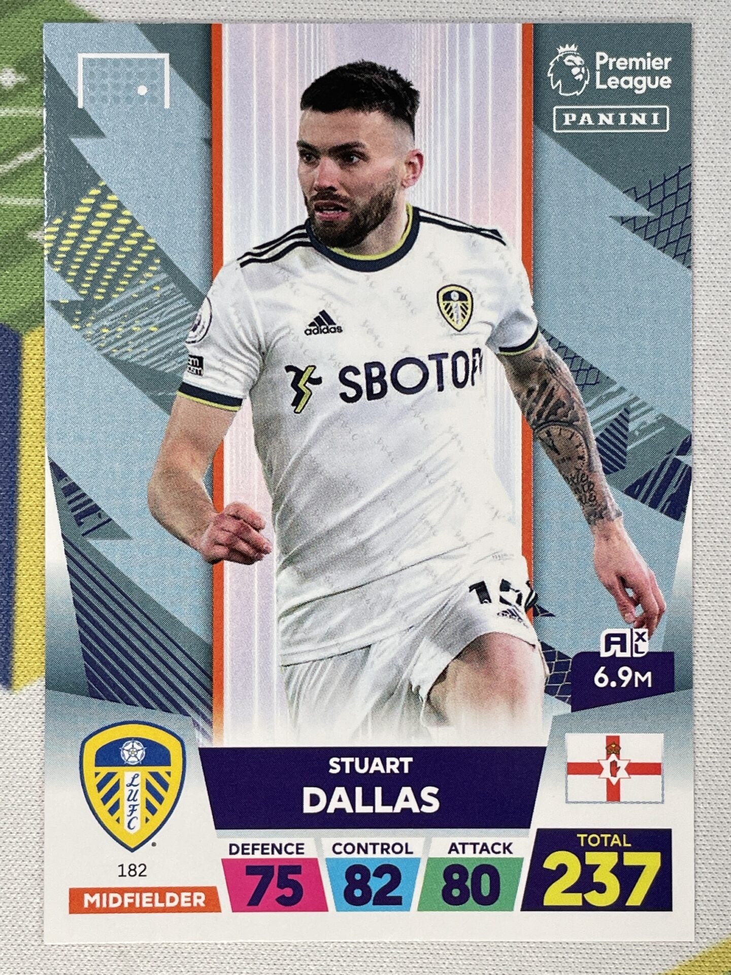 Stuart Dallas Leeds Panini Premier League Adrenalyn XL 2023 Card