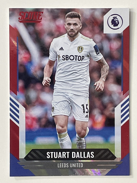 Stuart Dallas Leeds United Base Red Lava Parallel Panini Premier League Score 2021 2022