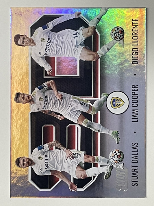 Stuart Dallas Liam Cooper Diego Llorente Leeds United 3D Panini Premier League Score 2021 2022