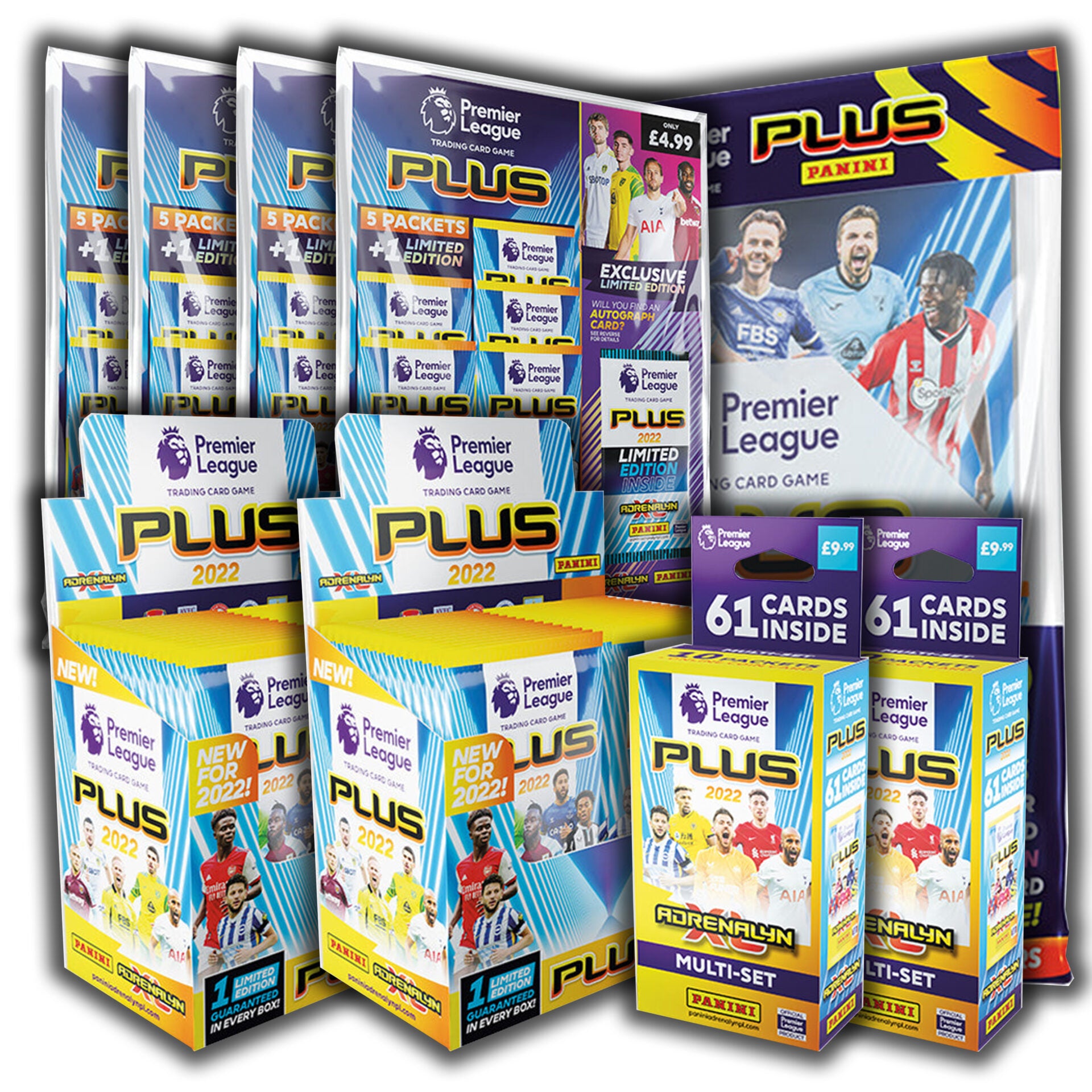 Super Bundle Panini Adrenalyn XL PLUS 2022 Premier League