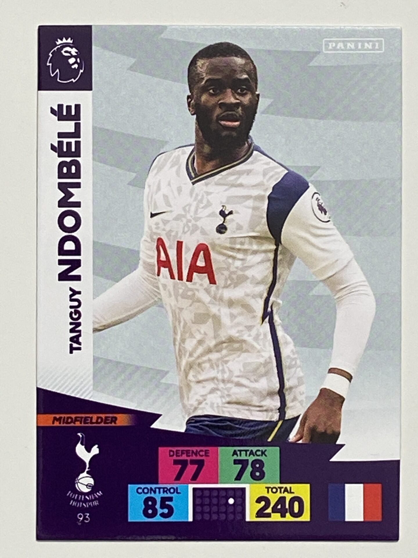 Tanguy NDombele (Tottenham) Football Card &#8211; Premier League Adrenalyn XL 2020:21