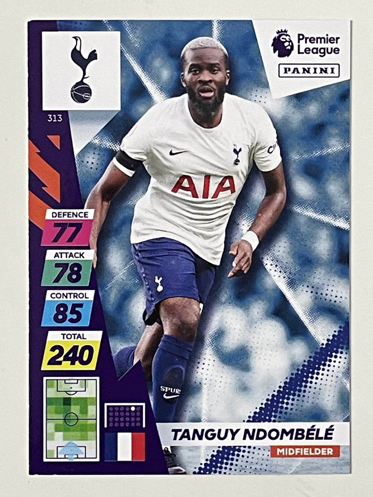 Tanguy Ndombele Tottenham Hotspur Base Panini Adrenalyn XL PLUS Premier League 2021 2022