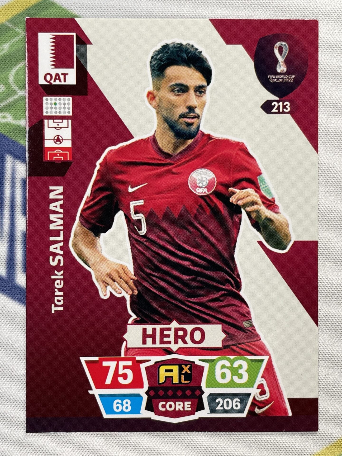 Tarek Salman Qatar Panini World Cup 2022 Adrenalyn XL Car