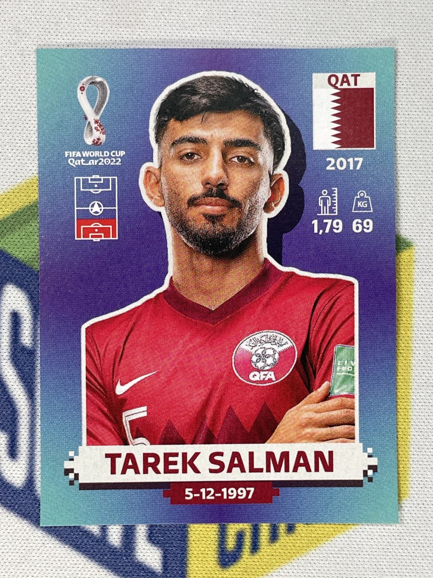 Tarek Salman Qatar Panini World Cup 2022 Qatar Stickers