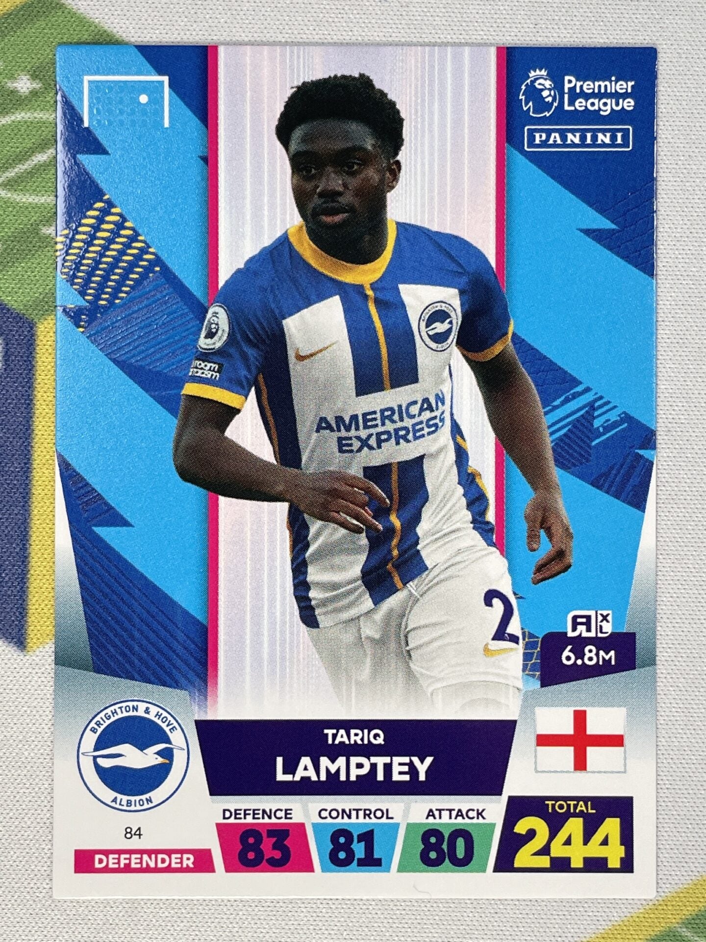 Tariq Lamptey Brighton Panini Premier League Adrenalyn XL 2023 Card