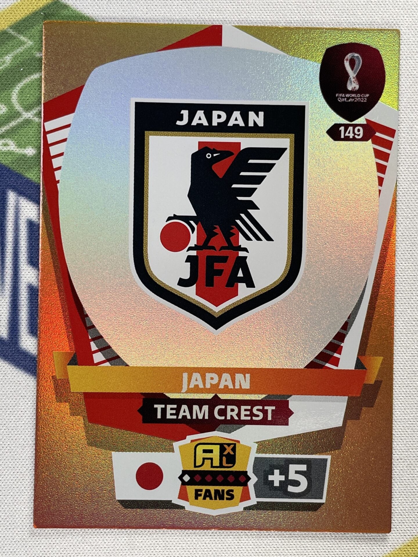 Team Crest Japan Panini World Cup 2022 Adrenalyn XL Card