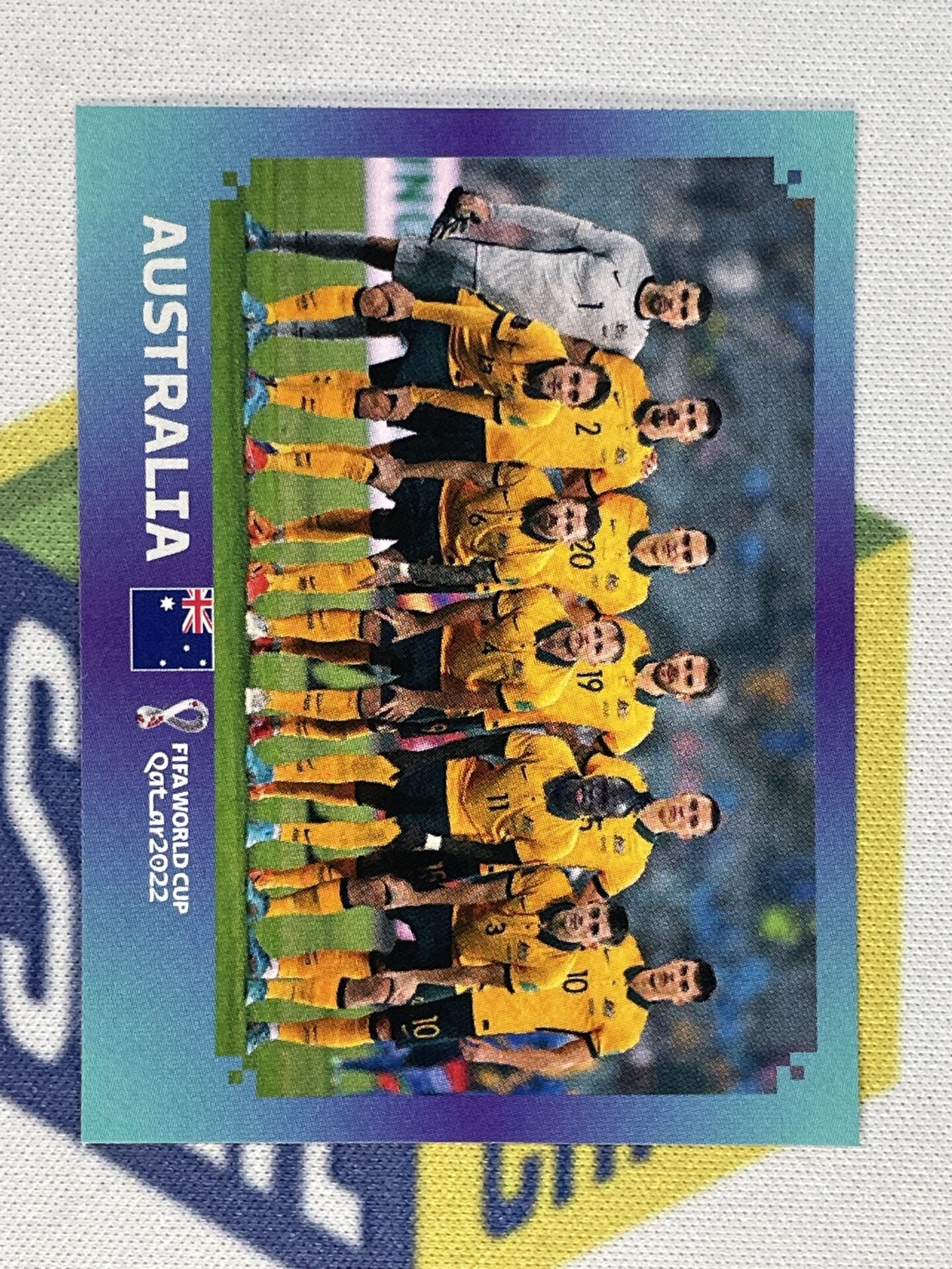 Team Photo Australia Panini World Cup 2022 Qatar Stickers