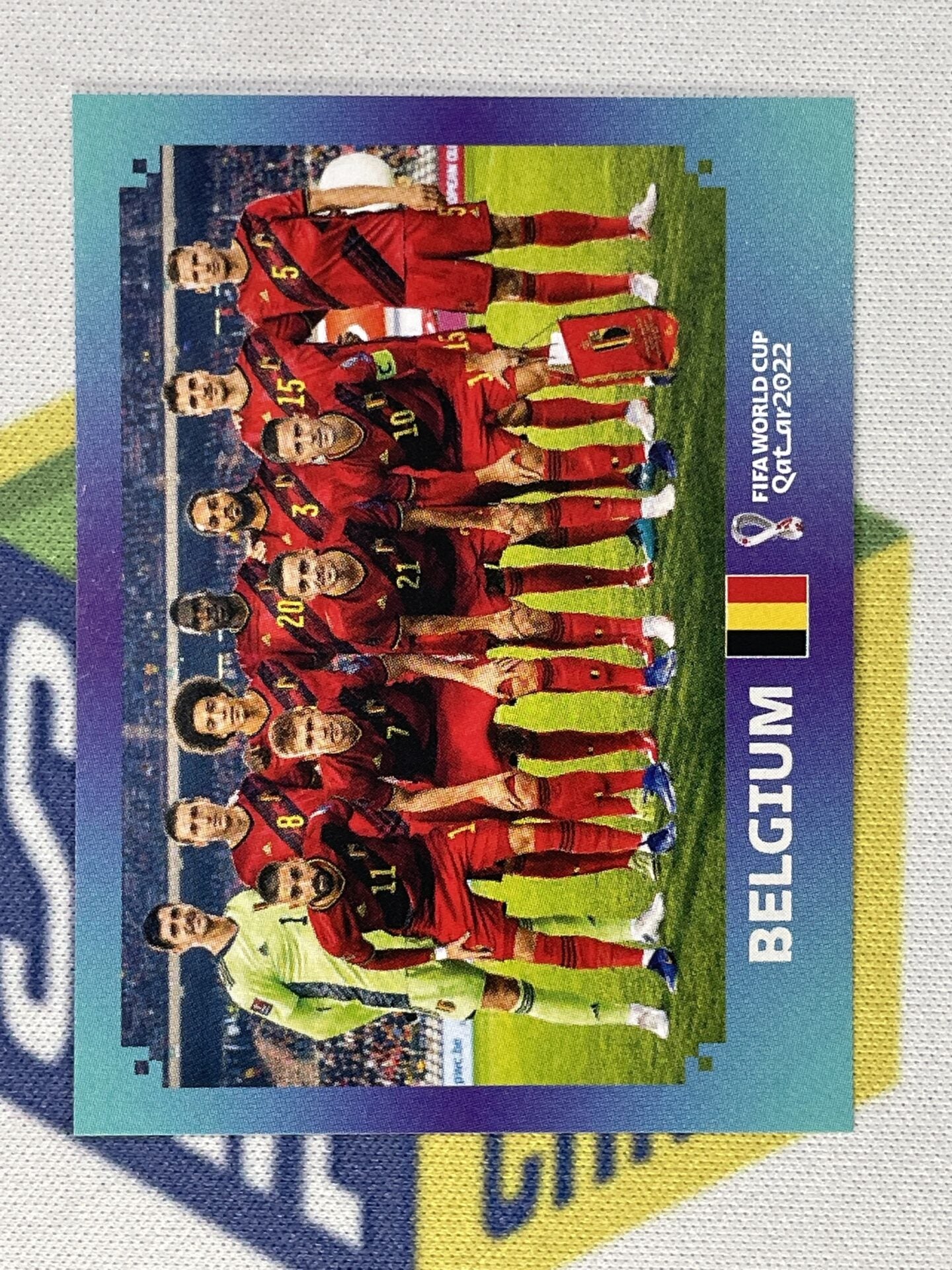 Team Photo Belgium Panini World Cup 2022 Qatar Stickers