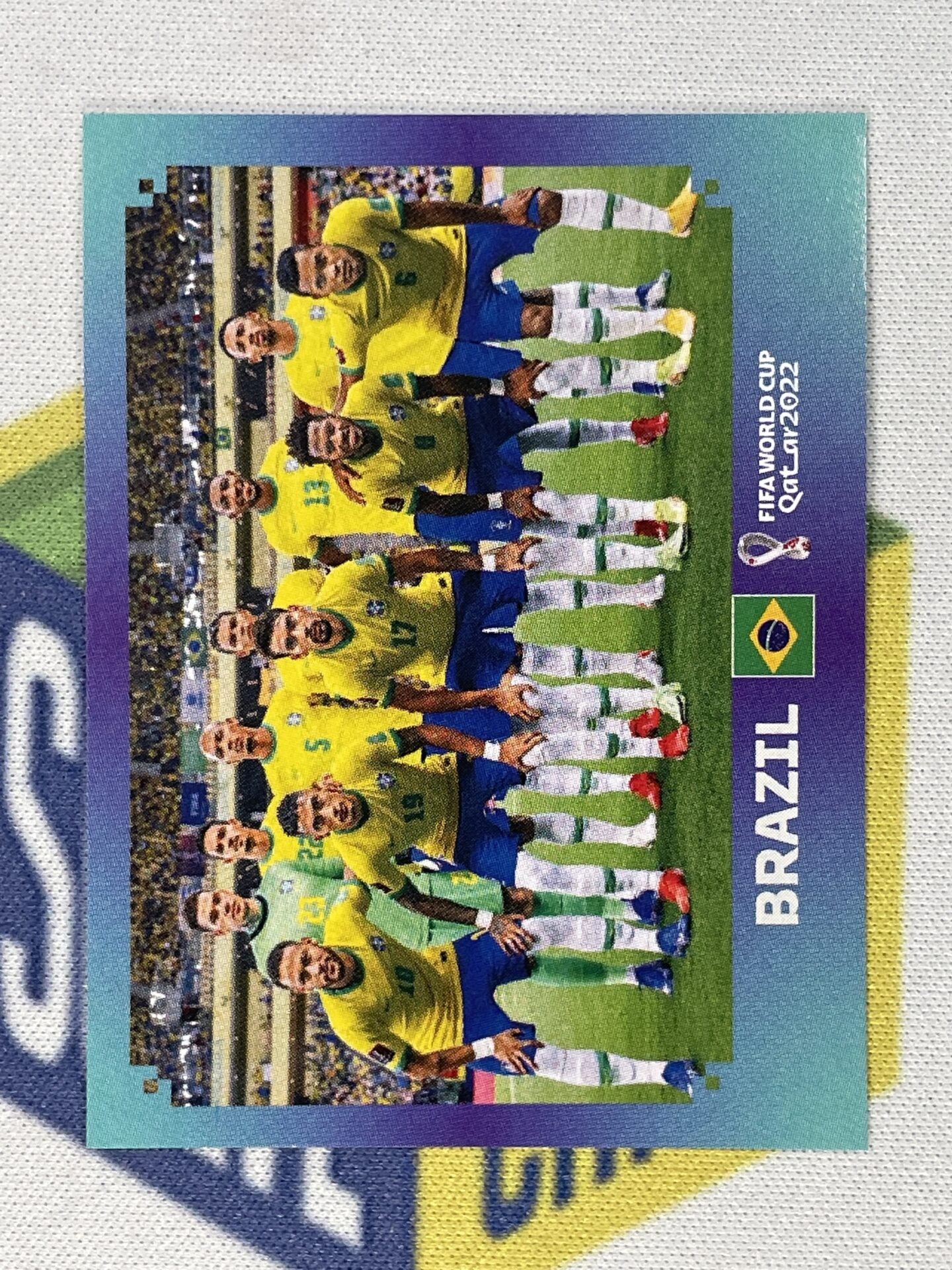 Team Photo Brazil Panini World Cup 2022 Qatar Stickers