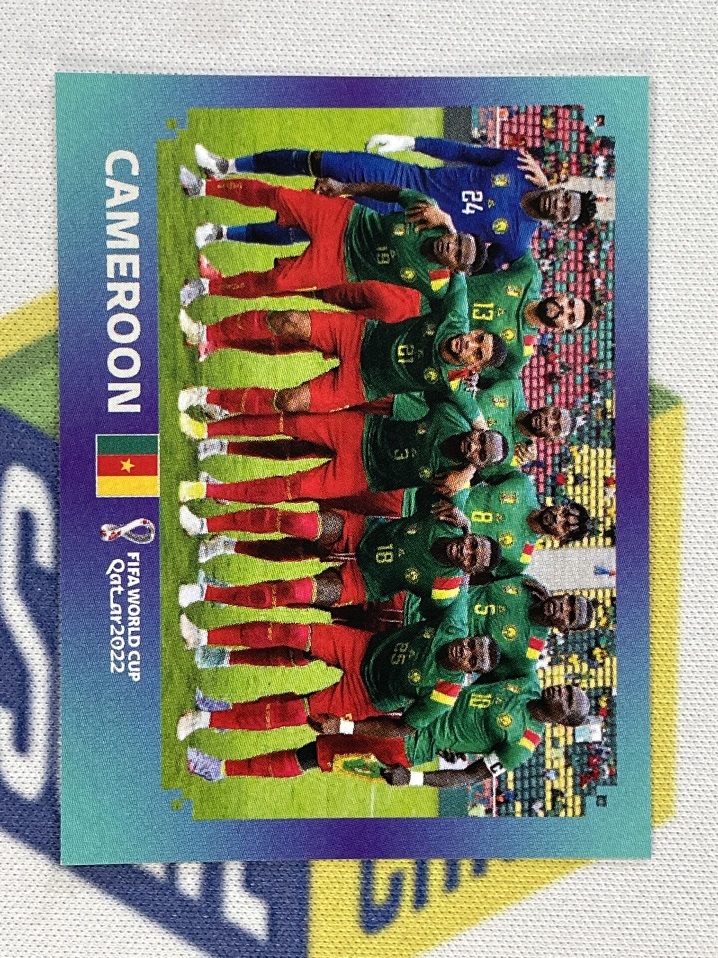 Team Photo Cameroon Panini World Cup 2022 Qatar Stickers