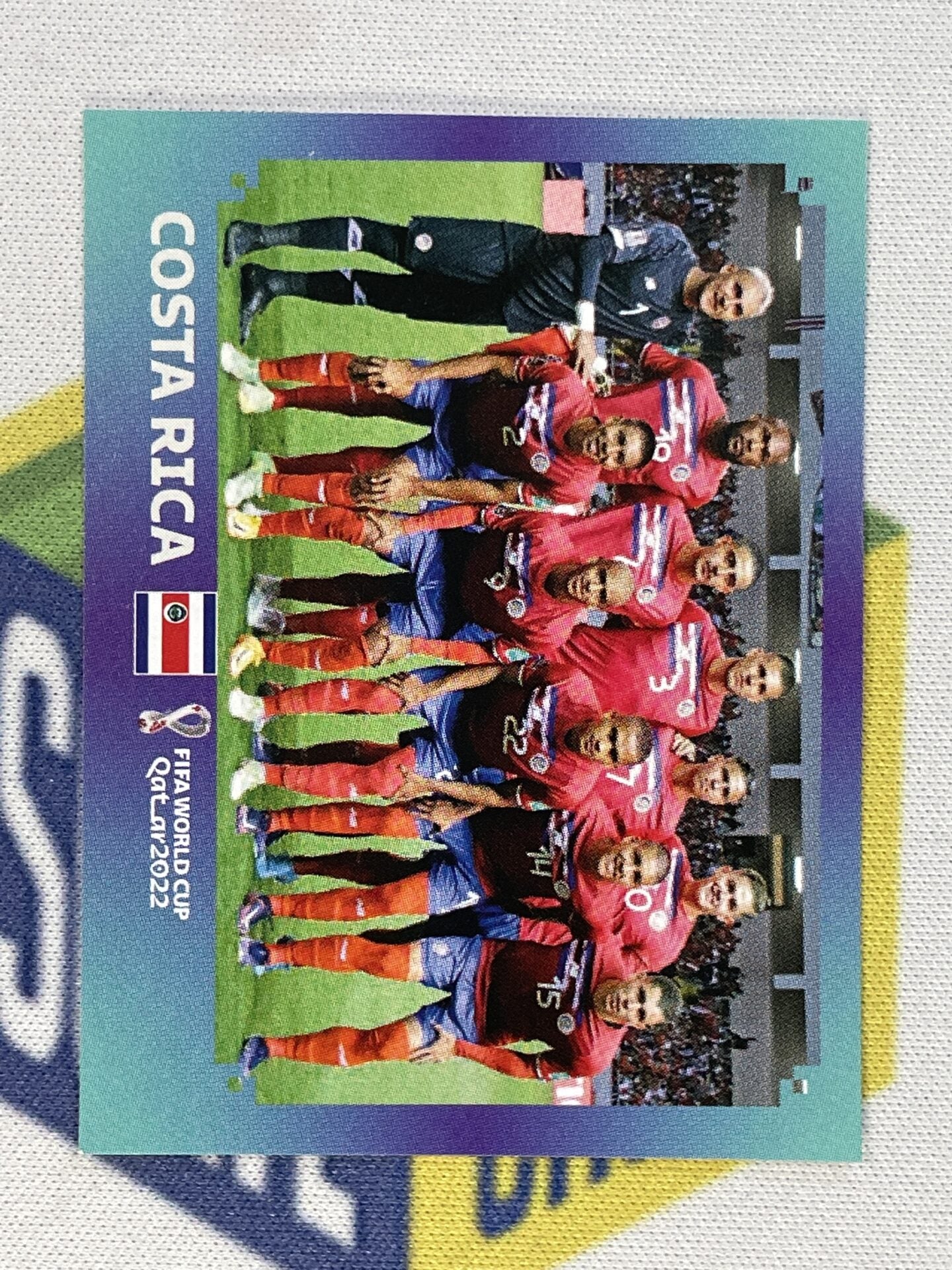 Team Photo Costa Rica Panini World Cup 2022 Qatar Stickers