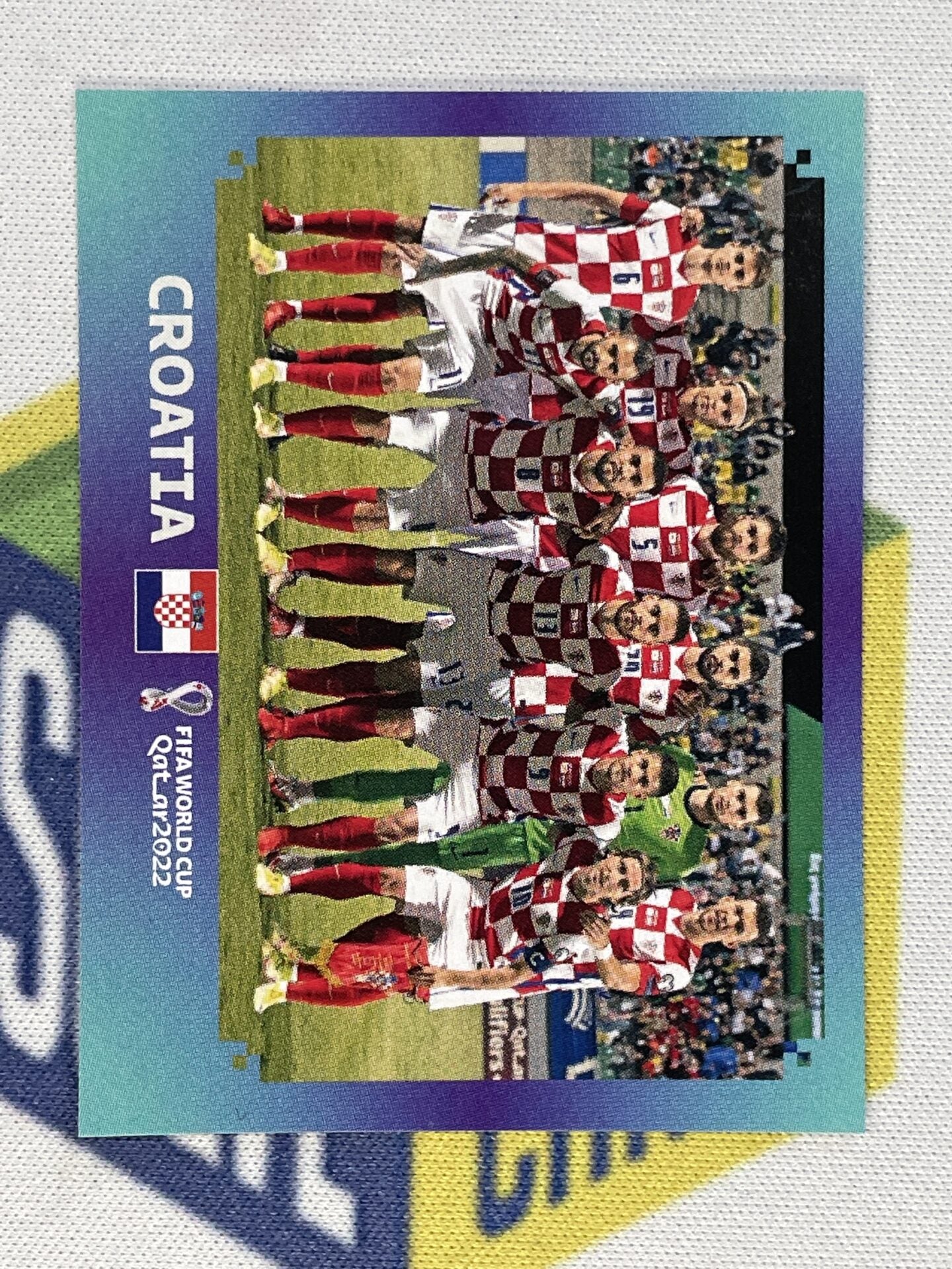 Team Photo Croatia Panini World Cup 2022 Qatar Stickers