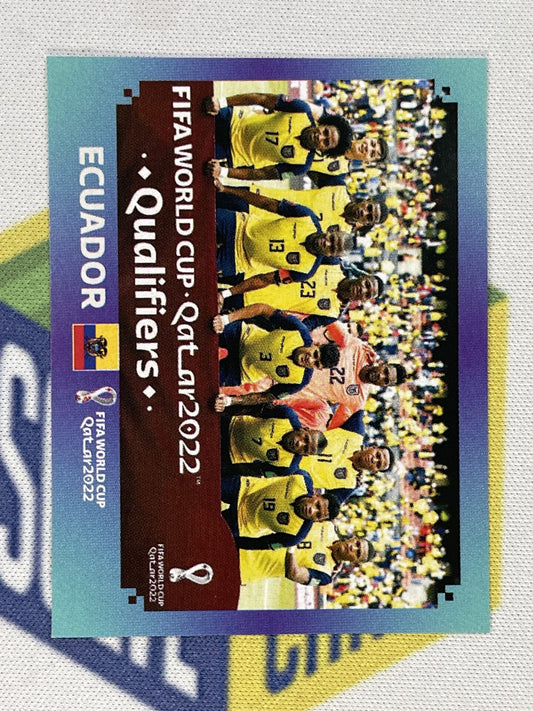 Team Photo Ecuador Panini World Cup 2022 Qatar Stickers