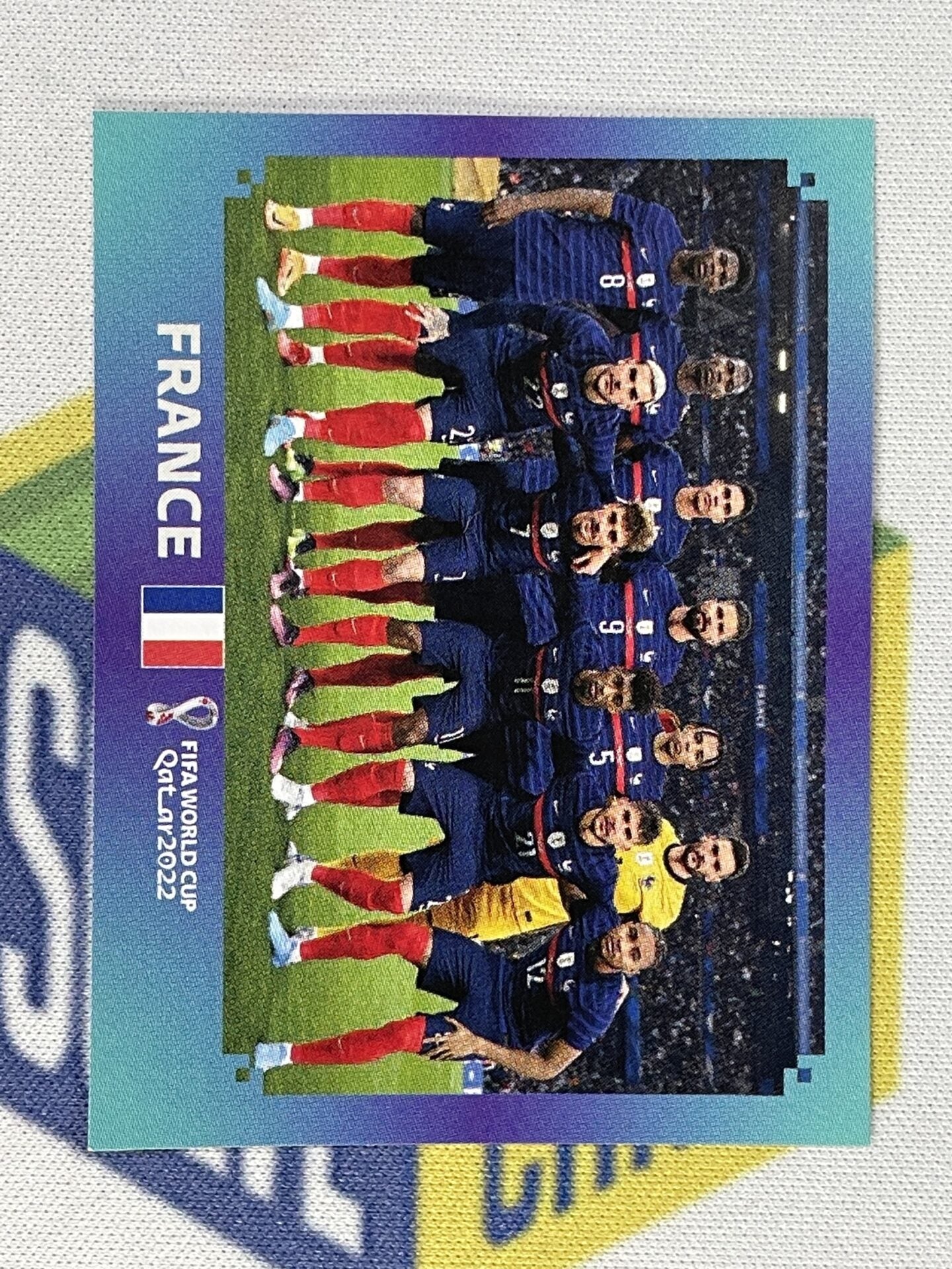 Team Photo France Panini World Cup 2022 Qatar Stickers