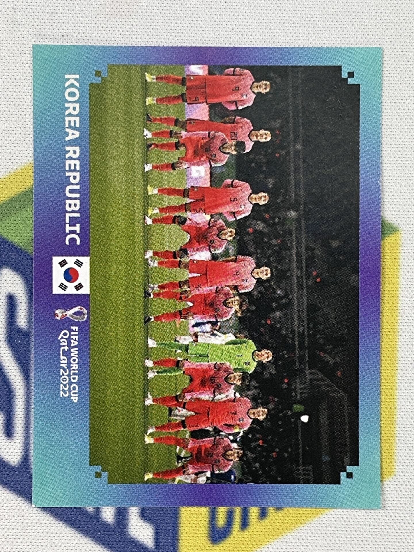 Team Photo Korea Republic Panini World Cup 2022 Qatar Stickers