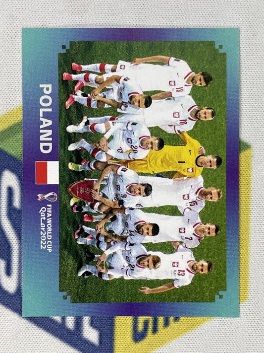 Team Photo Poland Panini World Cup 2022 Qatar Stickers