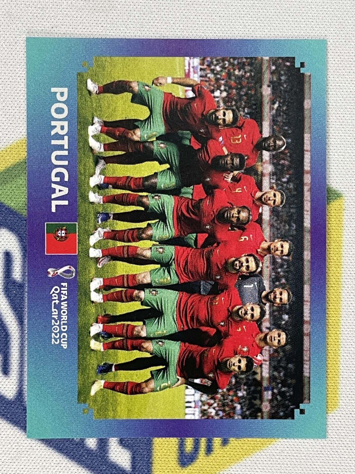 Team Photo Portugal Panini World Cup 2022 Qatar Stickers