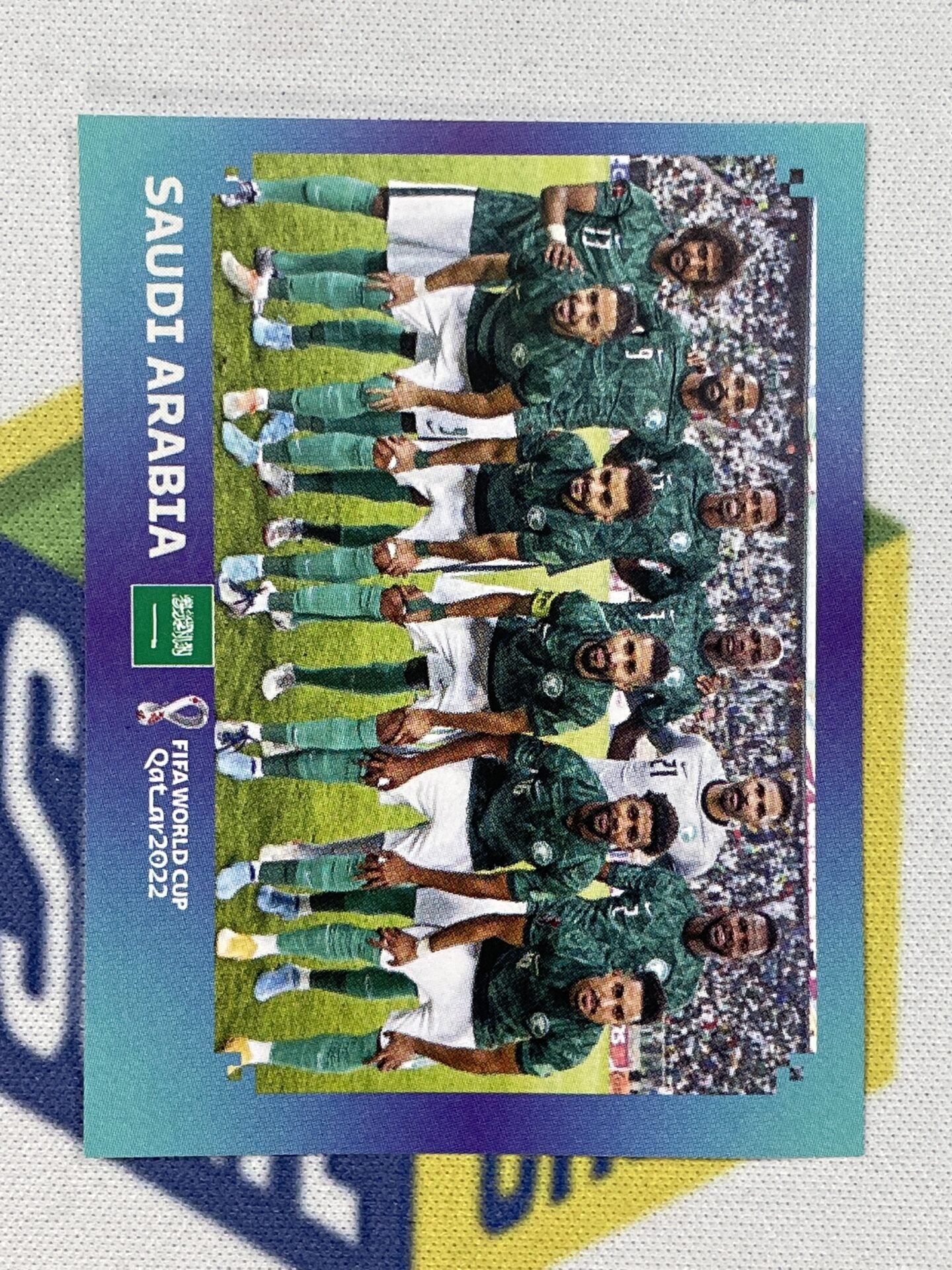 Team Photo Saudi Arabia Panini World Cup 2022 Qatar Stickers